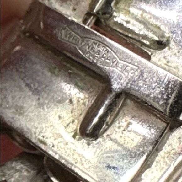 Vintage 1960s Whiting And Davis 3 Piece Bracelet Earrings Ring Set - Picture 5 of 16